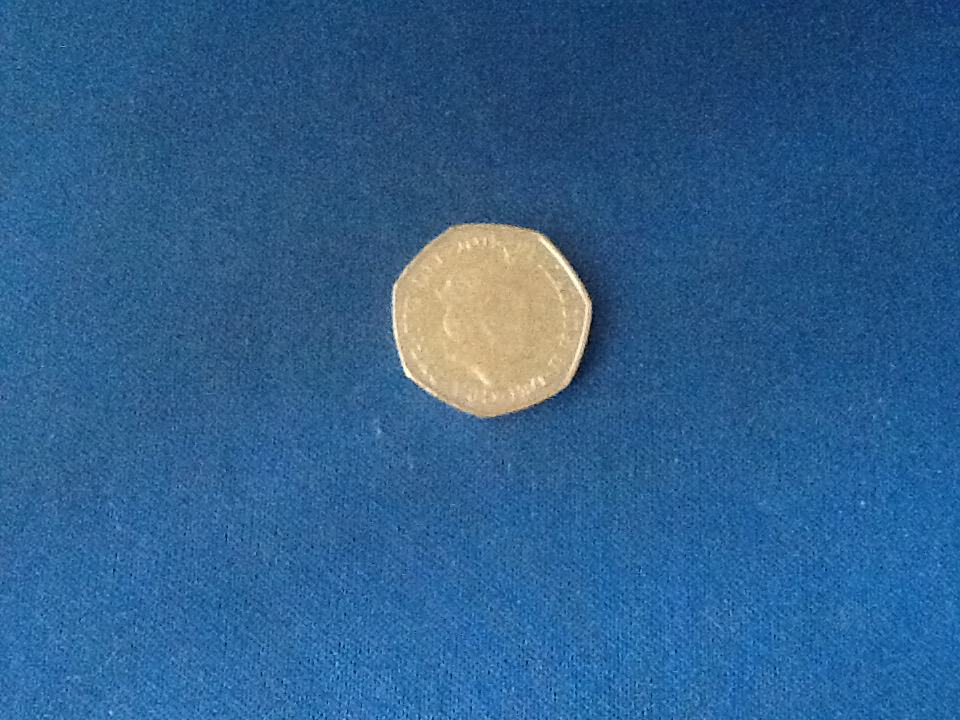 50p. Flipper Coin. Sold Out.