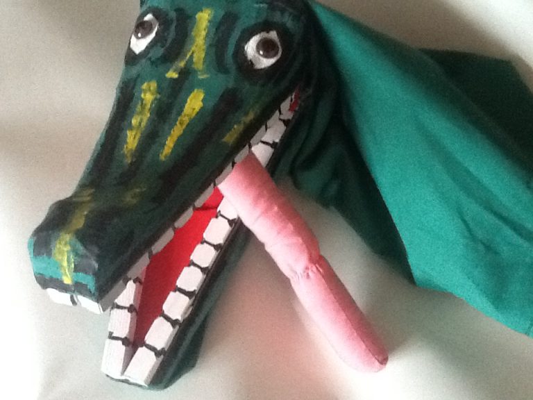 Crocodile Puppet from Punch & Judy Show. No.1 Hocus Pocus Magic