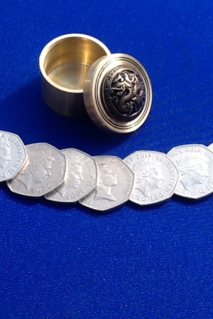 Eddie Gibson’s  Ali Baba Coin Box. 50p.Version.SOLD OUT